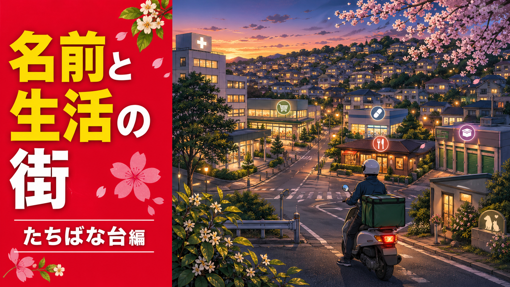 たちばな台を町名由来と生活インフラから見直し、配達員が名前と生活の重なる街として記録するローカル観察記事のサムネイル