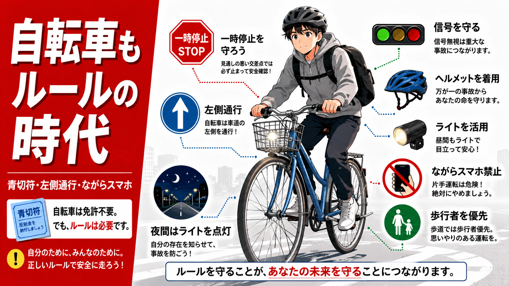 自転車もルールを知らずに乗れる時代ではない
