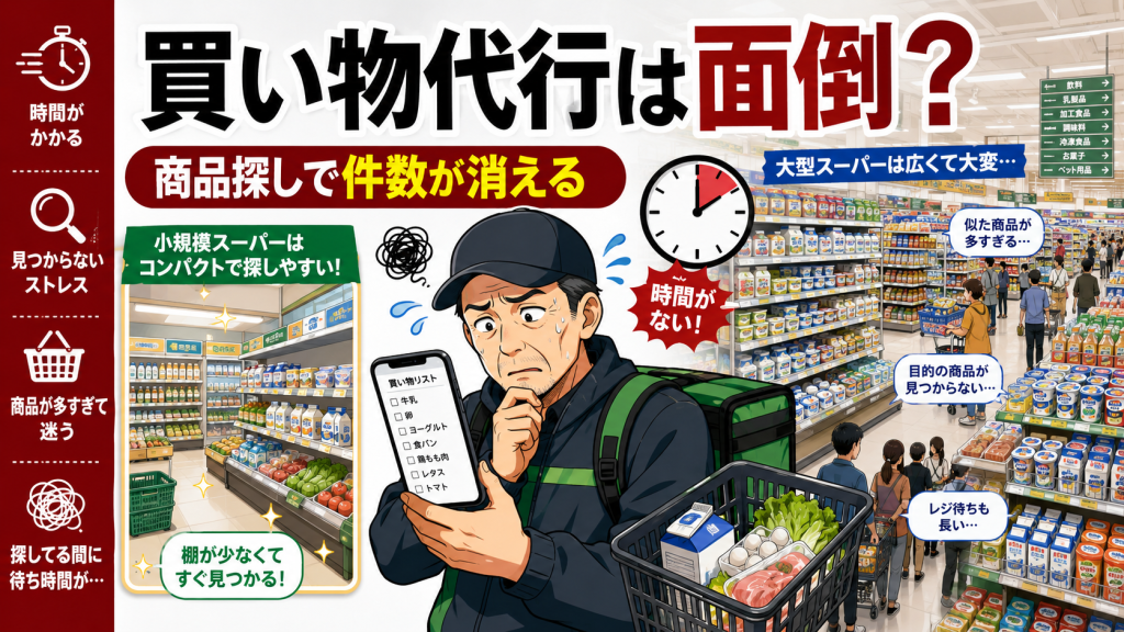 Uber Eatsの買い物代行は面倒?件数重視の配達員がPPPを嫌う理由